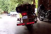 Is a MC or a 18 wheeler?? Big ass light bar.