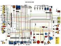 1978-79 GL1000 Colour Schematic