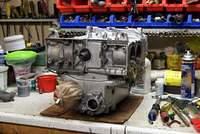 Transmission cover on
