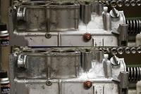 mould marks before & after