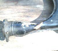 swingarm off '77 when I bought it