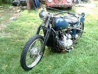 Frank-n-wing 3/4 view headlight WWII stainless steel with black out off navy ship