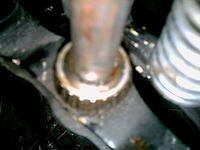 bearing unit on stem have to have a shim under to raise up the fork or it will hit bottom of neck