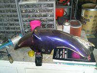 front fender waiting to go on