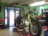 VEIW FRONT RIGHT; BETTER PIC; OF VT750 FRONT END