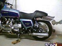 fitting the new rear fender. And I installed body panels that I had.