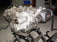 Naked engine.