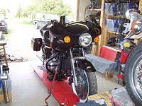 The front running/turn signals are the OEM Pacifico socket with after market Harley bullet lenses.