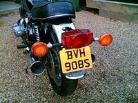 New screen, removed mudflap & swapped number plate - 28 July