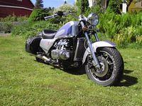 Honda 1200 -86. Building it took one winter and it was finished in 1999.
