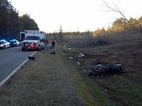 The wreck scene from first responder after I was on my way to hospital.