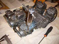 Carefull ! with the threads. The carb-body is made of a rather soft nickel-alloy, and several of the threads on mine was in a re