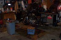 Another view of the 1200 in repair