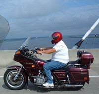 On top of the bridge,,,AND ON TOP OF THE WORLD!!!