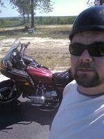 Me & the WING!
This was my first solo trip out of the cemetery and out on the road. I put about 50 miles total on it that d