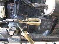 I'm not sure why this wire was tapped into but I don't like exposed wires!