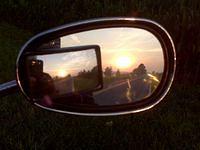 What I get to see in my Mirrors on my way to work.  Most people have no idea this exists!  Awesome.