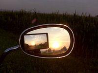 What I get to see in my Mirrors on my way to work.  Most people have no idea this exists!  Awesome.