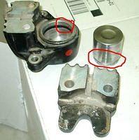 left brake cylinder