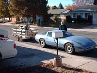 Ron Arriving With His Bike In Tow From Battle Mountain, Nevada. 
