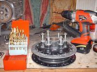 Had To Drill Out Holes To Fit New Spokes, Original Size 3/16 New Size 15/64 