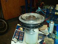 Rear Hub Being Painted