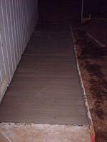 Sidewalk Just Poured
