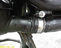 LH muffler clamp