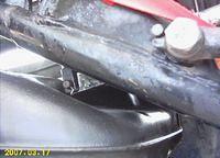 rear brake pedal to master cyl link