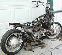 My old dead Gold Wing parts bike