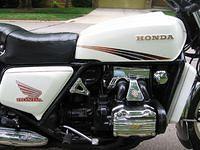 Close up of panels and engine