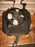 Radiator with fan housing