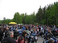 Tyrigrava kro is a meeting place for motorcycle riders from Oslo (Norway)