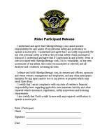 Rider Waiver