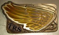 CUT OUTS FOR TODDS INITIALS IN 14K GOLD