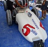 EVEN INDY CARS RUN AT BONNEVILLE-THIS WAS A REPLICA OF A 1957 RACED CAR