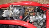 Ends up after many months of work they went with carbs only-no turbo-no fuel injection-I feel for the guy!