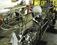 FINISHED WELDING ON TAIL SECTION AND SEAT MOUNT