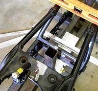 LAZER CENTERING THE FRAME ON THE FRAME JIG