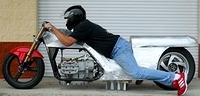 WINSTON ON NAKED WINGS BONNEVILLE SALT FLATS BIKE A-BG 1000CC SPECIAL CONSTRUCTION- MINUS 2 INCH FOAM SEAT PAD